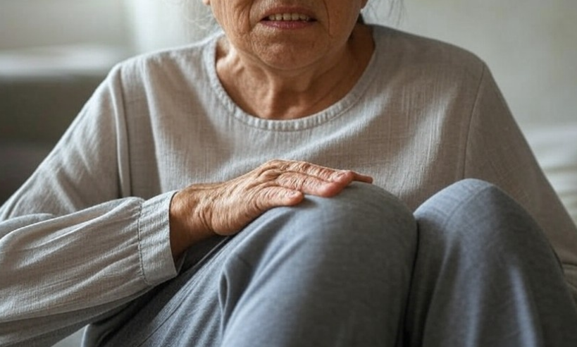woman experiencing muscle pain - cholesterol-induced muscle pain