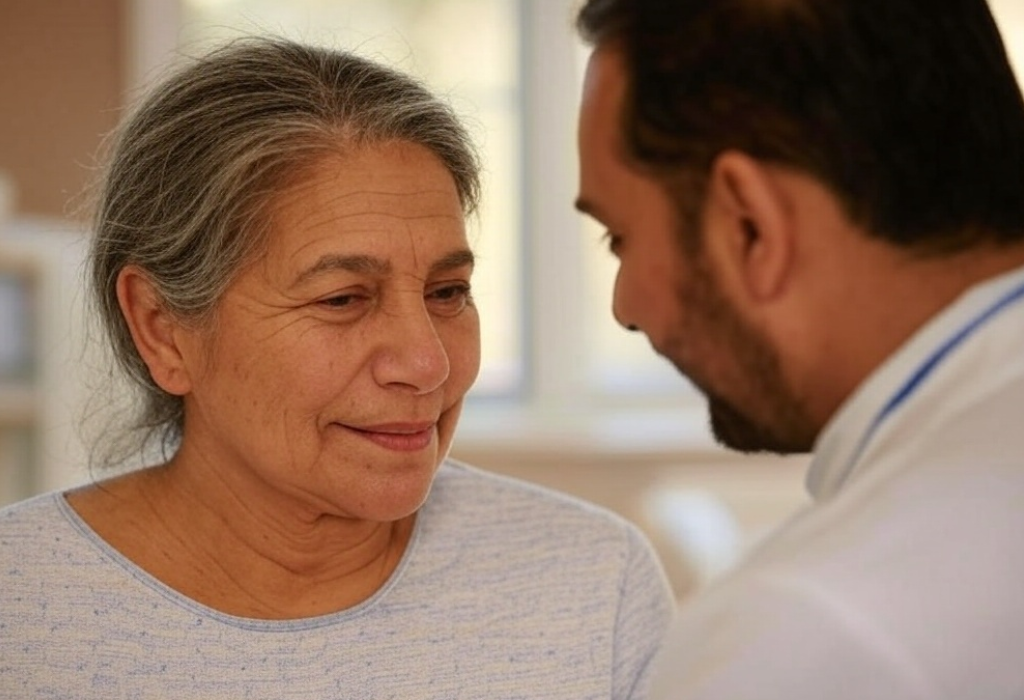 doctor and patient - women's health services in primary care