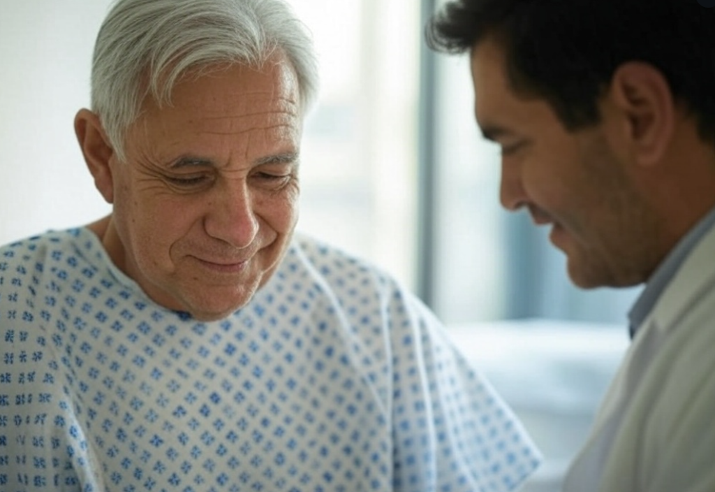 doctor and patient in clinic - PRP Treatment for Plantar Fasciitis