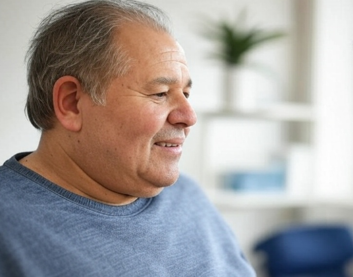 patient in clinic, considering Orthobiologic Treatment Near Me