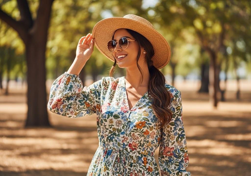 woman with hat, considering Sun Damage Skin Spot Freezing