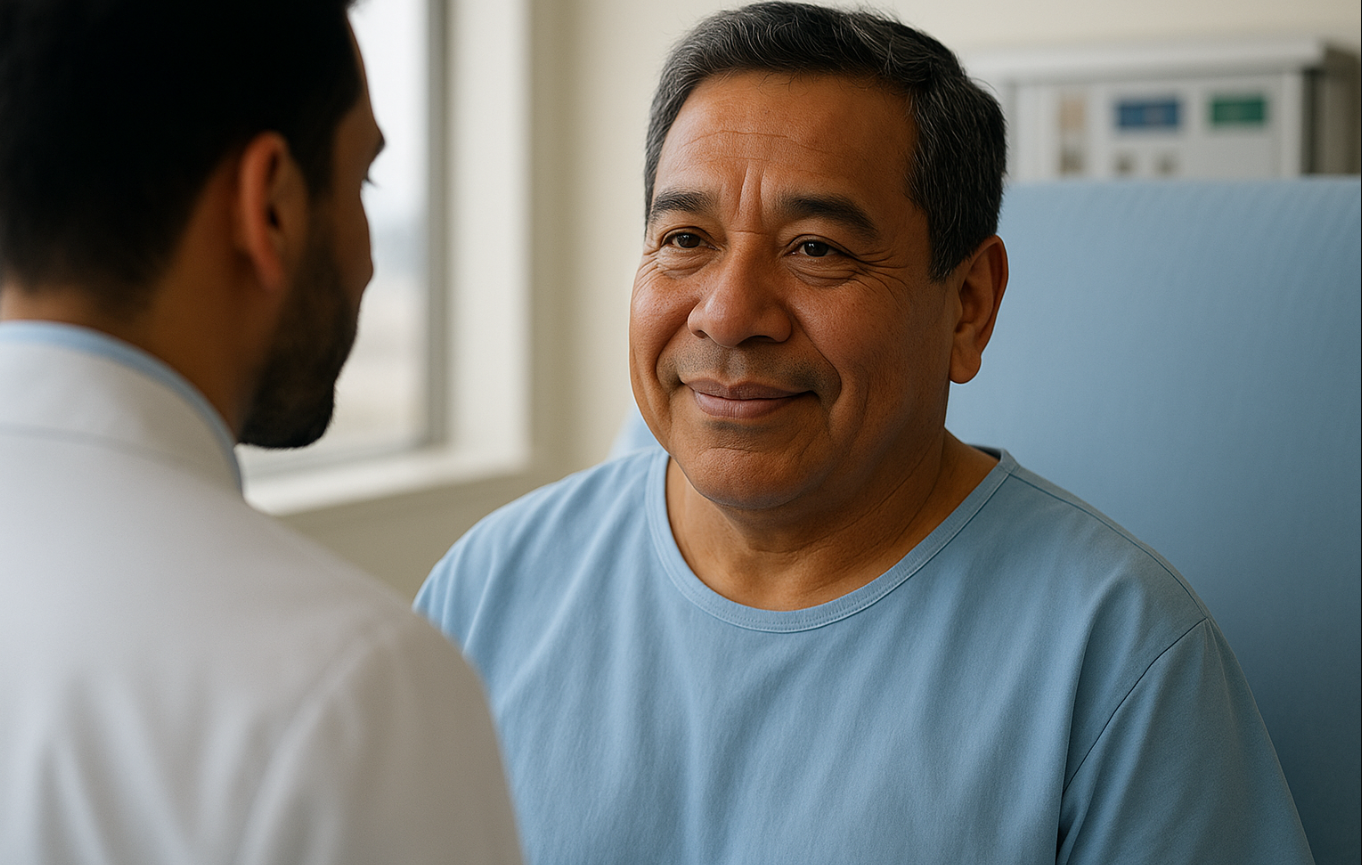 doctor and patient in clinic