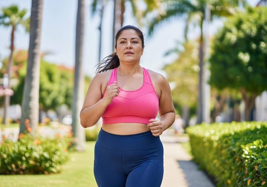 woman jogging