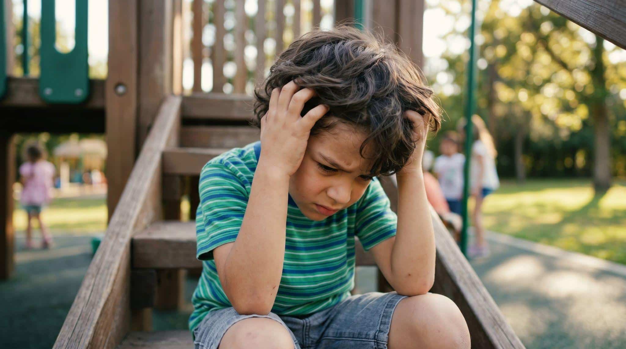 child with lice