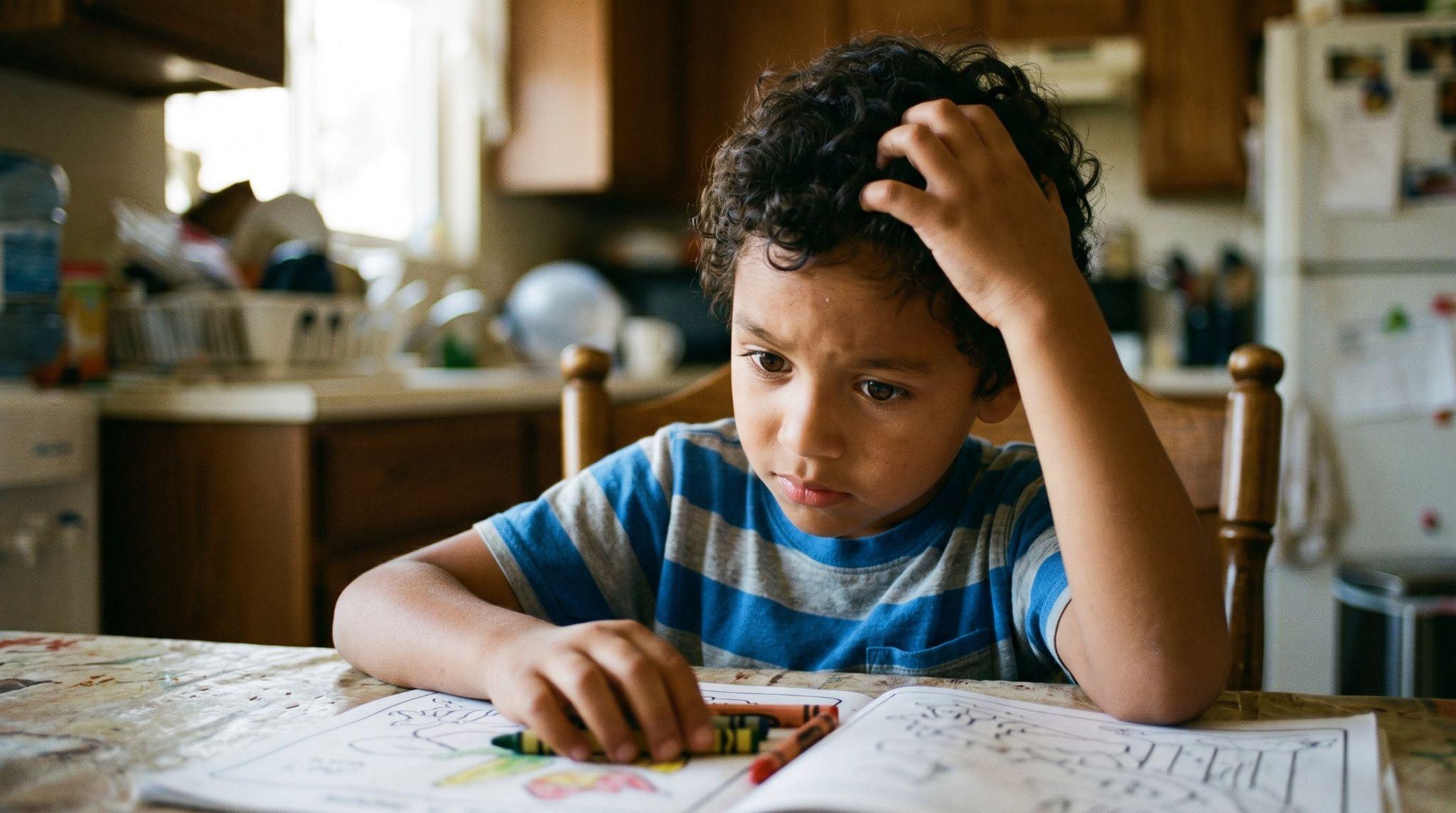 child with lice