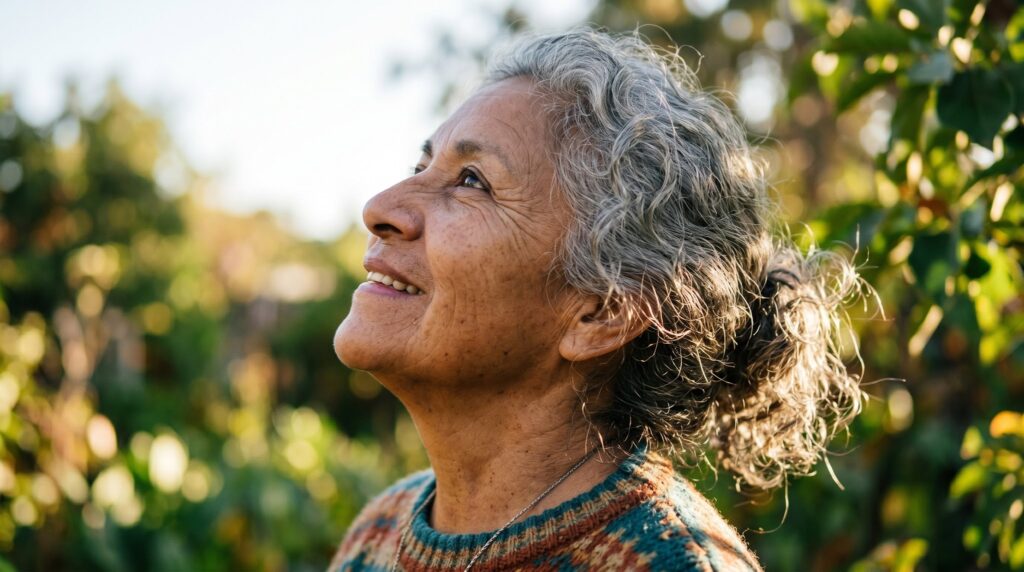 woman looking hopeful due to Ketamine Therapy Near Me