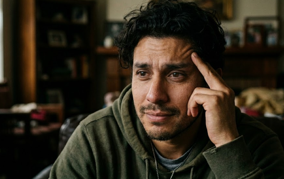 man considering mental health options and researching is ketamine therapy safe